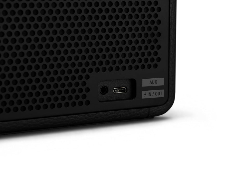 Marshall Middleton Portable Bluetooth Speaker, 20+ Hours Playtime, 360° Sound, Dust & Waterproof IP67 – Black & Brass