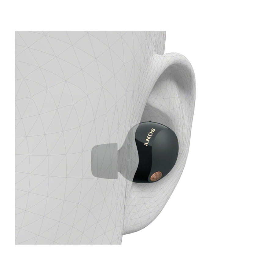 Sony WF-1000XM5 Active Noise Cancelling Wireless Bluetooth in Ear Earbuds with Mic, Up to 36 Hours Battery Life - Black