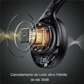 Boat Rockerz 551 ANC Bluetooth Hybrid Active Noise Cancellation Over Ear Headphones (Stellar Black)