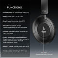 Boat Rockerz 650 Pro Bluetooth Over Ear Headphones with Mic (Iris Black)