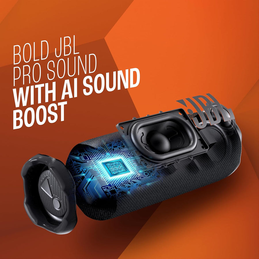 JBL Flip 7 Wireless Portable Bluetooth Speaker, (Black)