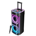 boAt PartyPal 700 Party Speaker with Karaoke Mic Premium Black | iTechArena