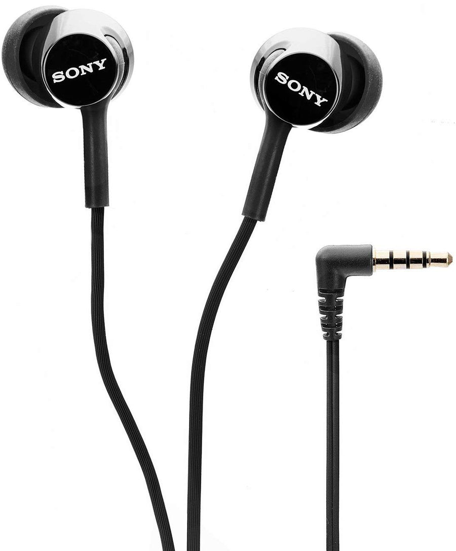 Sony MDR-EX155AP Wired In-Ear Earphones with Mic Black | iTechArena