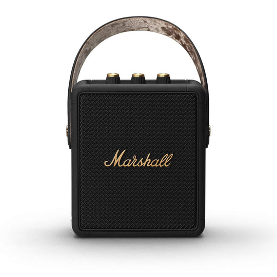 Marshall Stockwell II Portable Bluetooth Speaker Black Brass | iTechArena