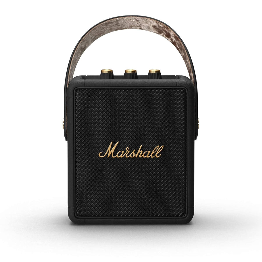 Marshall Stockwell II Portable Bluetooth Speaker Black Brass | iTechArena