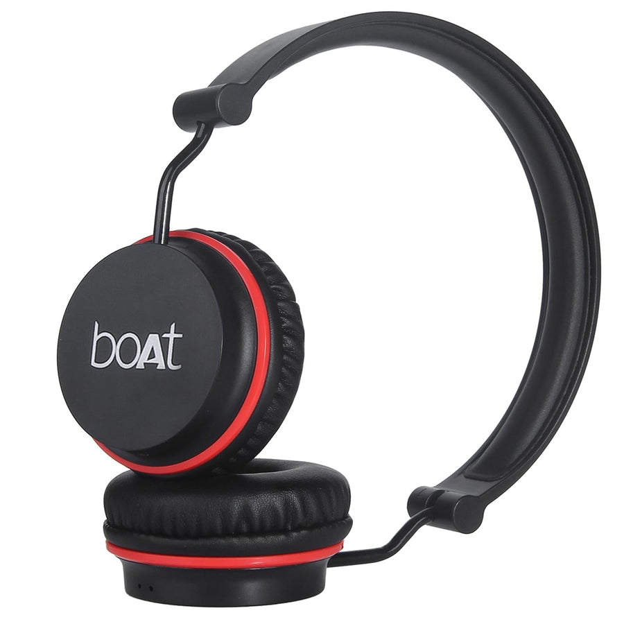 boAt Rockerz 410 Wireless On-Ear Headphones Black Red | iTechArena