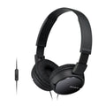 Sony MDR-ZX110AP Wired On-Ear Headphones with Mic Black | iTechArena