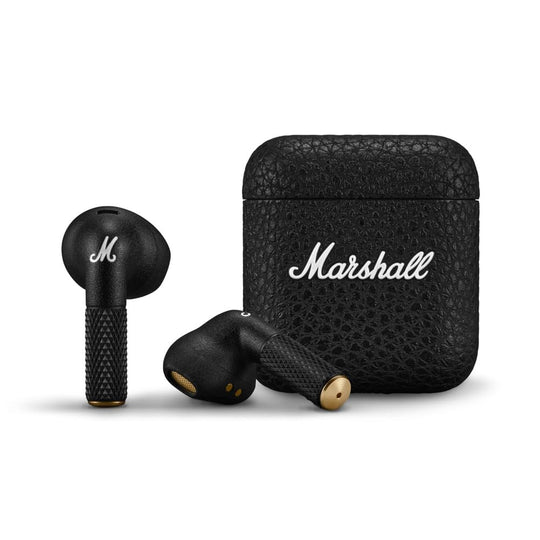 Marshall Minor IV Wireless Earbuds Wireless Charging Black | iTechArena