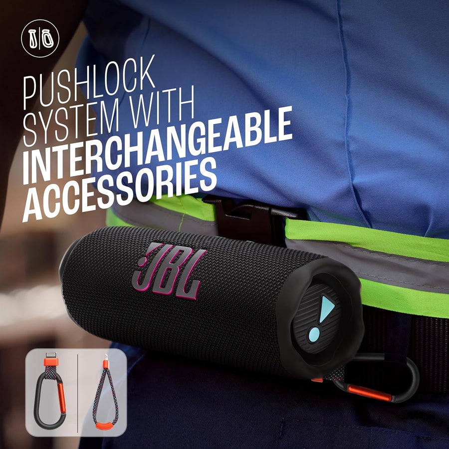 JBL Flip 7 Wireless Portable Bluetooth Speaker, (Black)