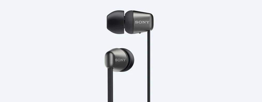 Sony WI-C310 Bluetooth Wireless In-Ear Headphones with Mic, up to 15h battery life, Black