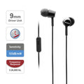 Sony MDR-EX155AP Wired in-Ear Headphones, Tangle Free Cable, 3.5mm Jack, Headset Mic, 1 Year Warranty – Black