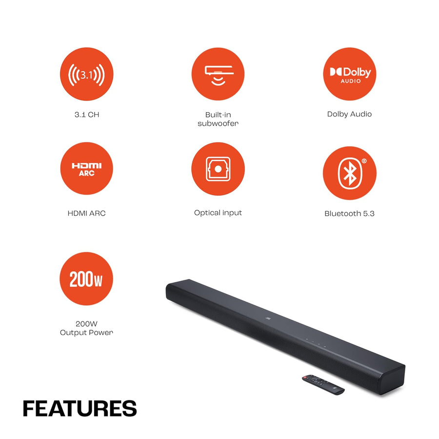JBL Cinema SB510, Dolby Audio Soundbar