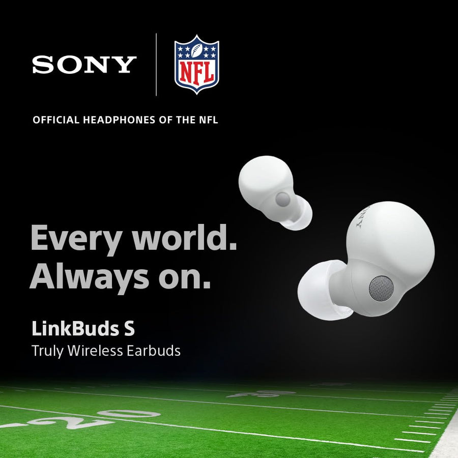 Sony LinkBuds S WF-LS900N Noise Cancellation Bluetooth Earbuds, TWS, Hi-Res Audio, Up to 23Hrs Battery-Black