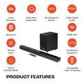 JBL Cinema SB241, Dolby Digital Soundbar with Wired Subwoofer