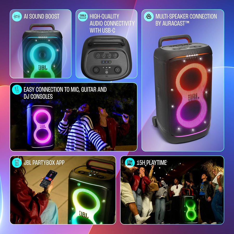 JBL Partybox 520 Party Speaker Black