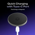 Infinix Magpad Wireless Magnetic Charger (Gray)