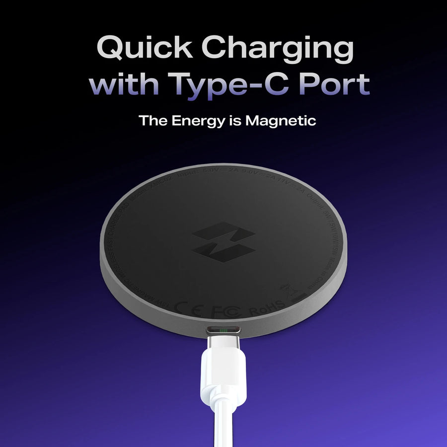 Infinix Magpad Wireless Magnetic Charger (Gray)