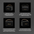 Marshall Kilburn II 36W Portable Bluetooth Speaker - Black & Brass