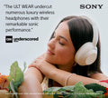 Sony ULT Wear WH-ULT900N Noise Cancelling Wireless Bluetooth Over-Ear Headphones, Massive Bass, 50Hrs Battery – Black