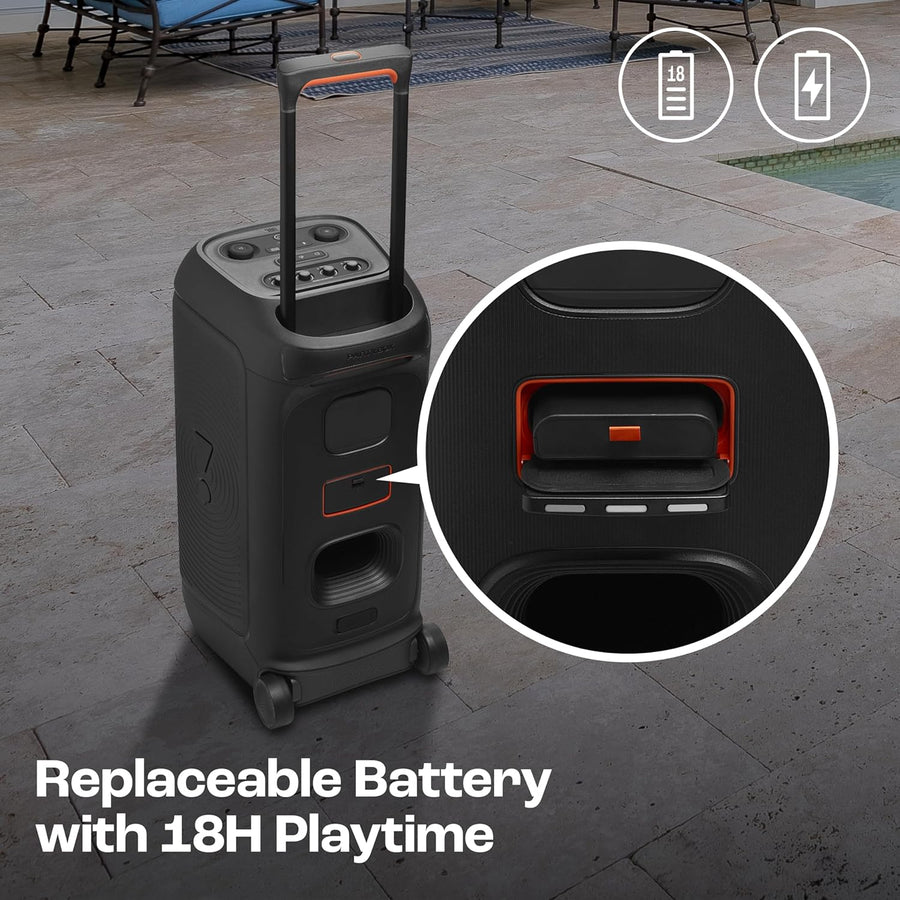 JBL Partybox 320, Portable Bluetooth Speaker, (Black)