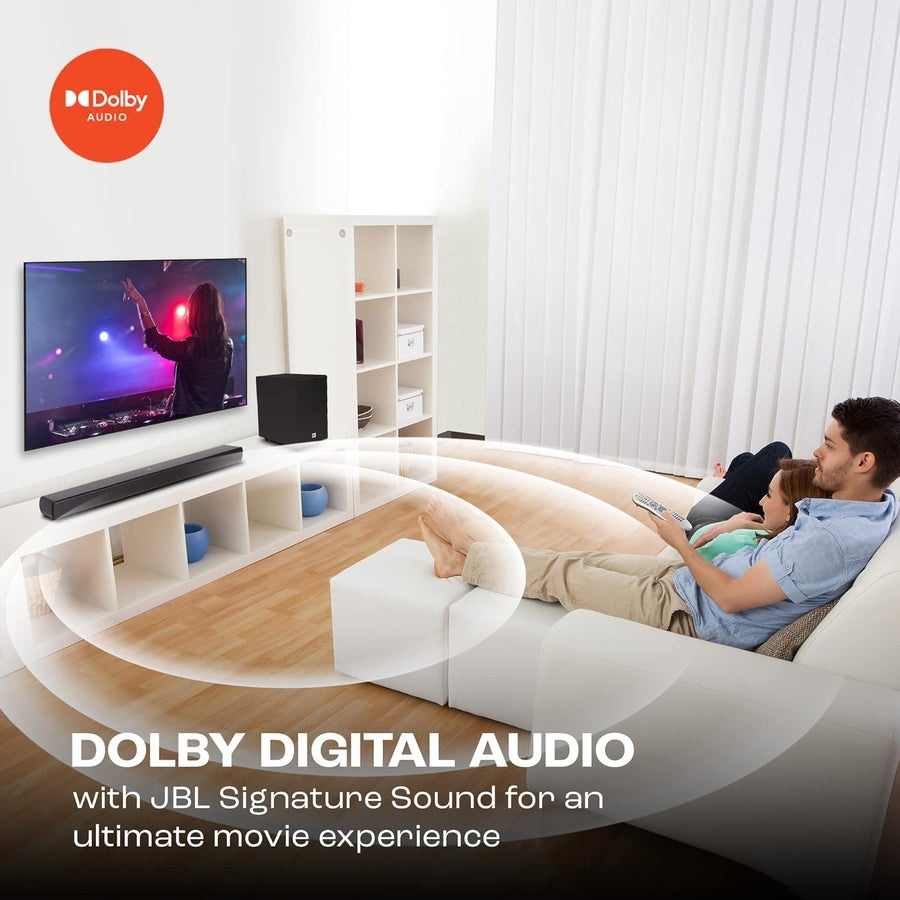 JBL Cinema SB241, Dolby Digital Soundbar with Wired Subwoofer