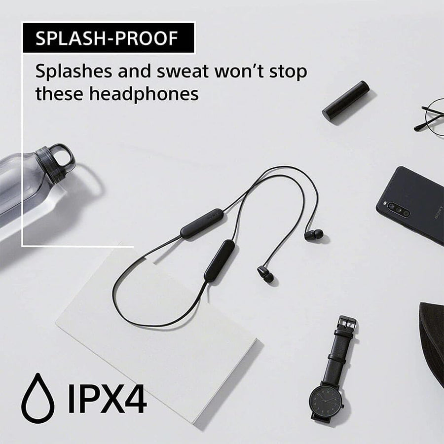 Sony WI-C100 Wireless Headphones (Black)