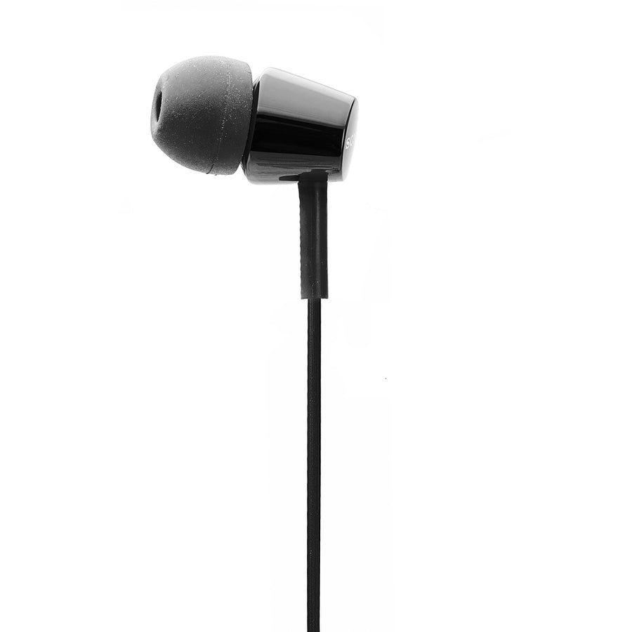 Sony MDR-EX155AP Wired in-Ear Headphones, Tangle Free Cable, 3.5mm Jack, Headset Mic, 1 Year Warranty – Black