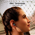 Boat Rockerz 111, Bluetooth Neckband, in Ear Wireless with Mic Earphones (Active Black)