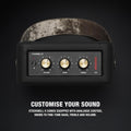 Marshall Stockwell II Portable Bluetooth Speaker, 20+ Hours Playtime, 360° Sound, Water-Resistant IPX4 – Black & Brass