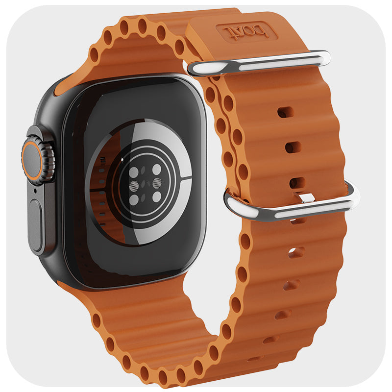 boAt Wave Glory Smartwatch with 1.96"(4.97 cms) HD Display, BT Calling, 100+ Sports Modes, Premium Metal Body