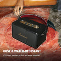 Marshall Kilburn III Portable Bluetooth Speaker, 50+ Hours Playtime, 360° Sound, Dust & Water-Resistant IP54 – Black & Brass