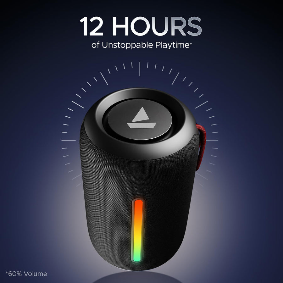 Boat Stone 358 Pro Bluetooth Speaker (Raging Black)