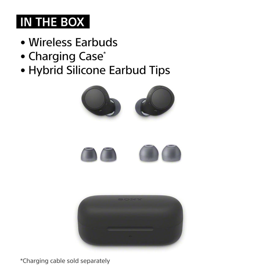 Sony WF-C510 Wireless Bluetooth Earbuds Black