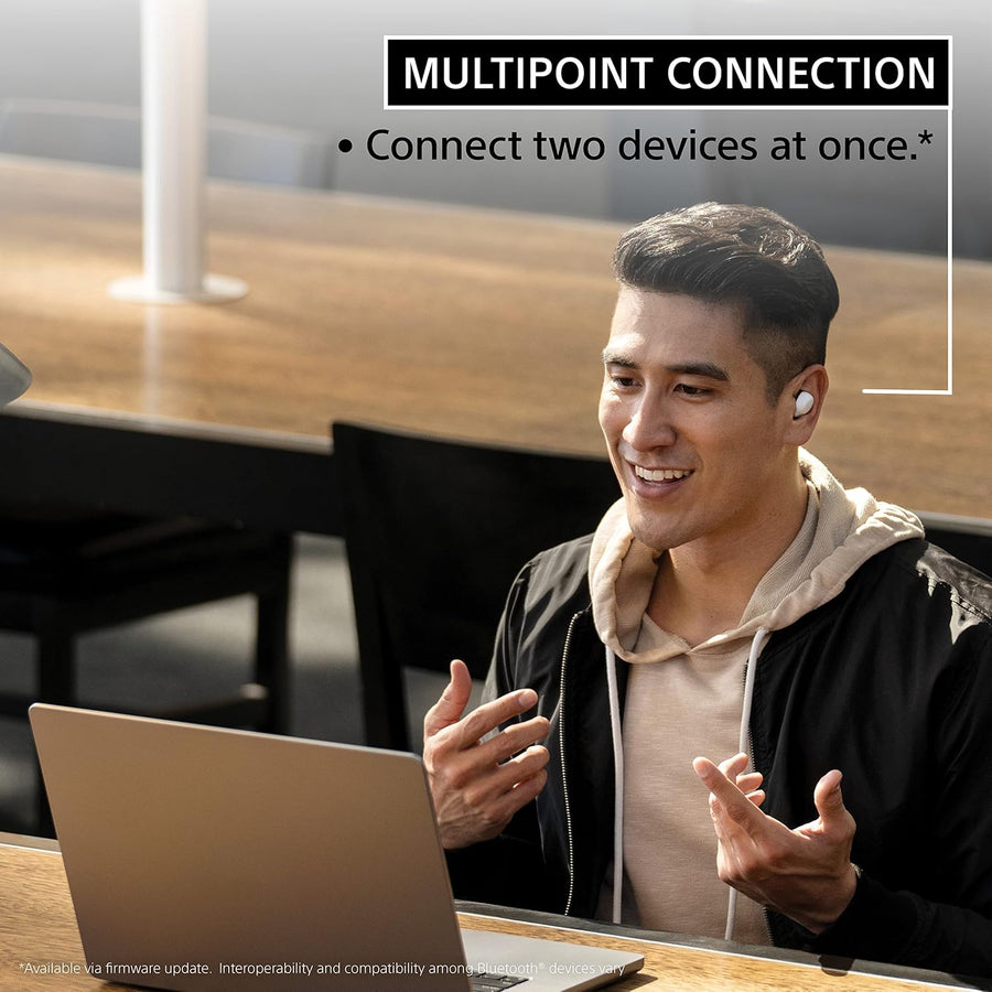 Sony LinkBuds S WF-LS900N Noise Cancellation Bluetooth Earbuds, TWS, Hi-Res Audio, Up to 23Hrs Battery-Black