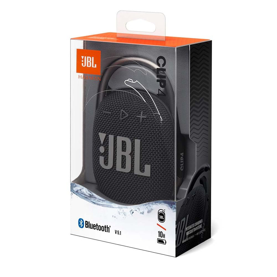 JBL Clip 4, Wireless Ultra Portable Bluetooth Speaker, (Black)