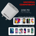 Portronics Adapto 20 20W Type-C charger (White)