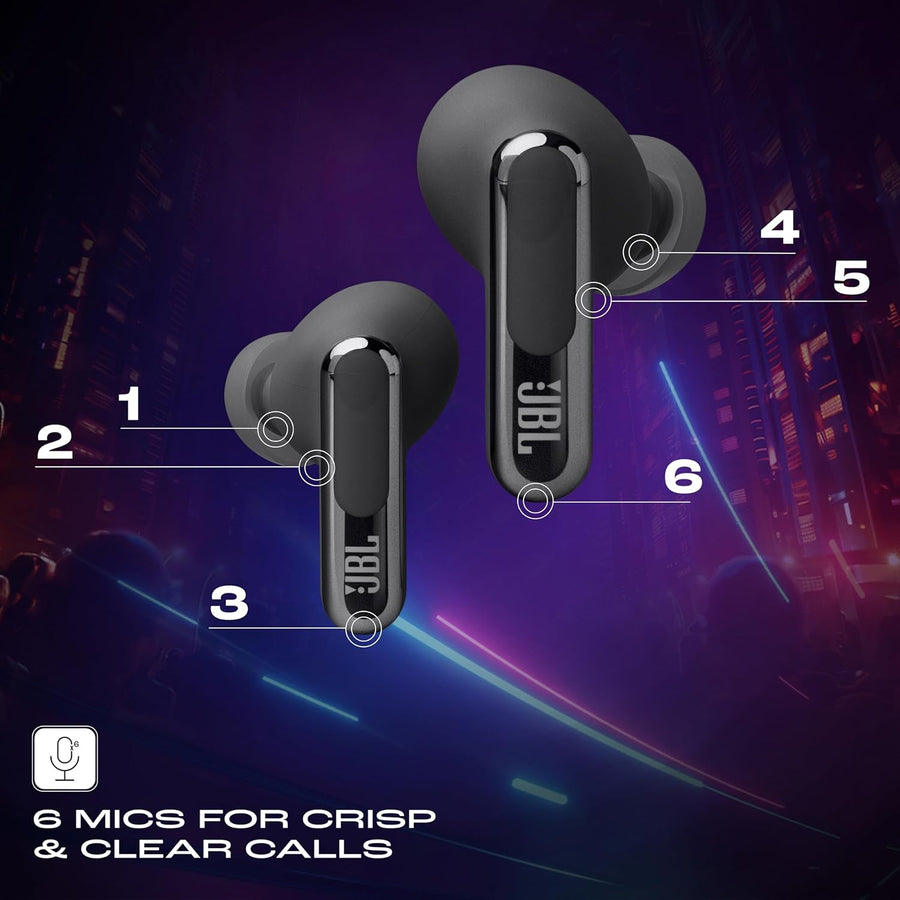 JBL Live Beam 3 TWS ANC Earbuds,(Black)
