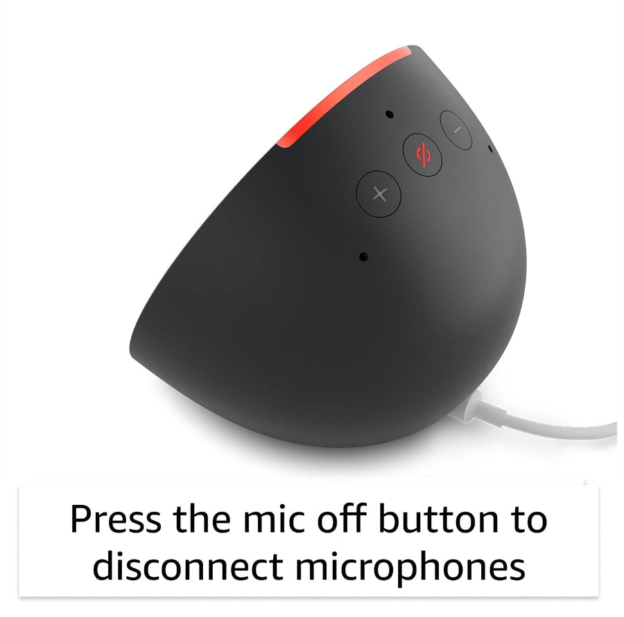 Amazon Echo Pop mic off button