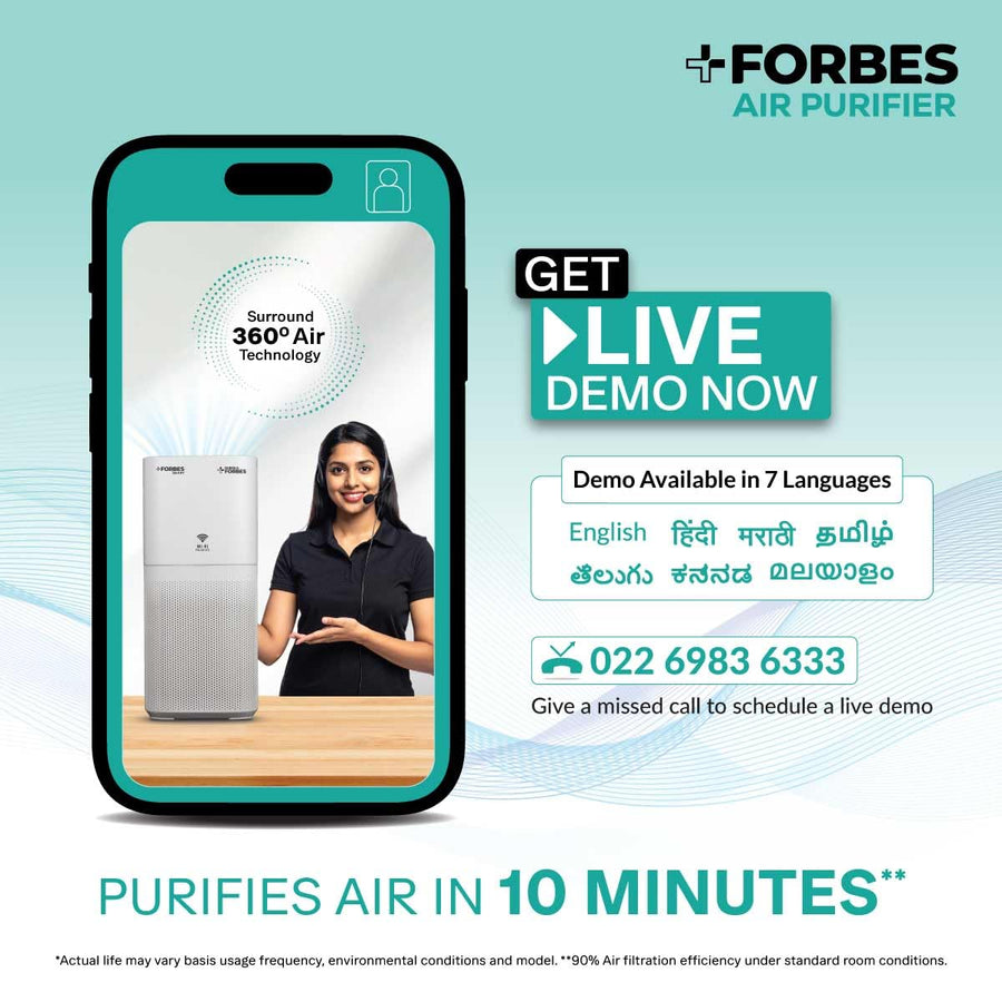 Eureka Forbes Smart Air Purifier 355 filtration