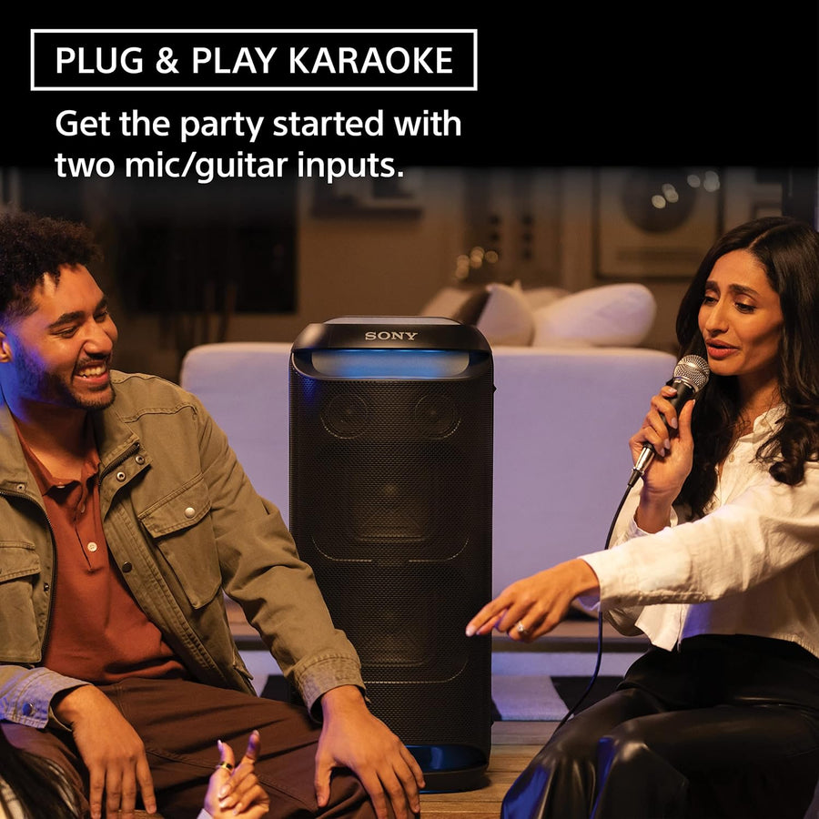 Sony SRS-XV800 X-Series Wireless Portable Bluetooth Karaoke Party Speaker (Black)