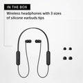 Sony WI-C100 Wireless Headphones (Black)