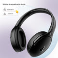 Boat Rockerz 551 ANC Bluetooth Hybrid Active Noise Cancellation Over Ear Headphones (Stellar Black)
