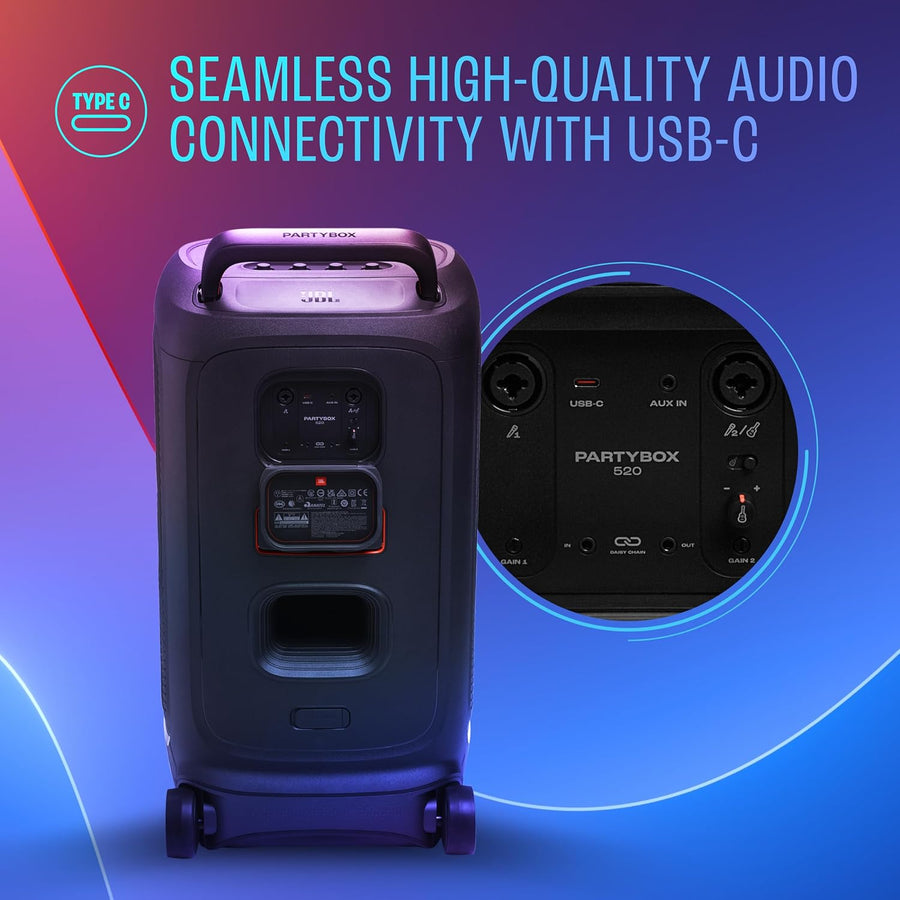 JBL Partybox 520 Party Speaker Black
