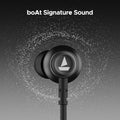 Boat Rockerz 111, Bluetooth Neckband, in Ear Wireless with Mic Earphones (Active Black)