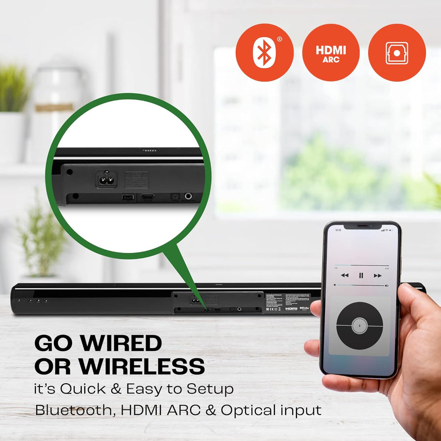 JBL Cinema SB241, Dolby Digital Soundbar with Wired Subwoofer