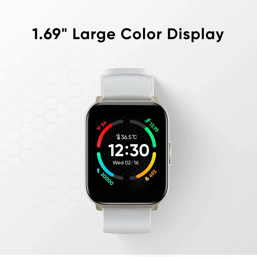 Realme TechLife Watch S100 Smartwatch Light Grey | iTechArena