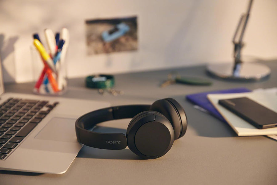Sony WH-CH520 Wireless Bluetooth Headphones On Ear with Mic, Black