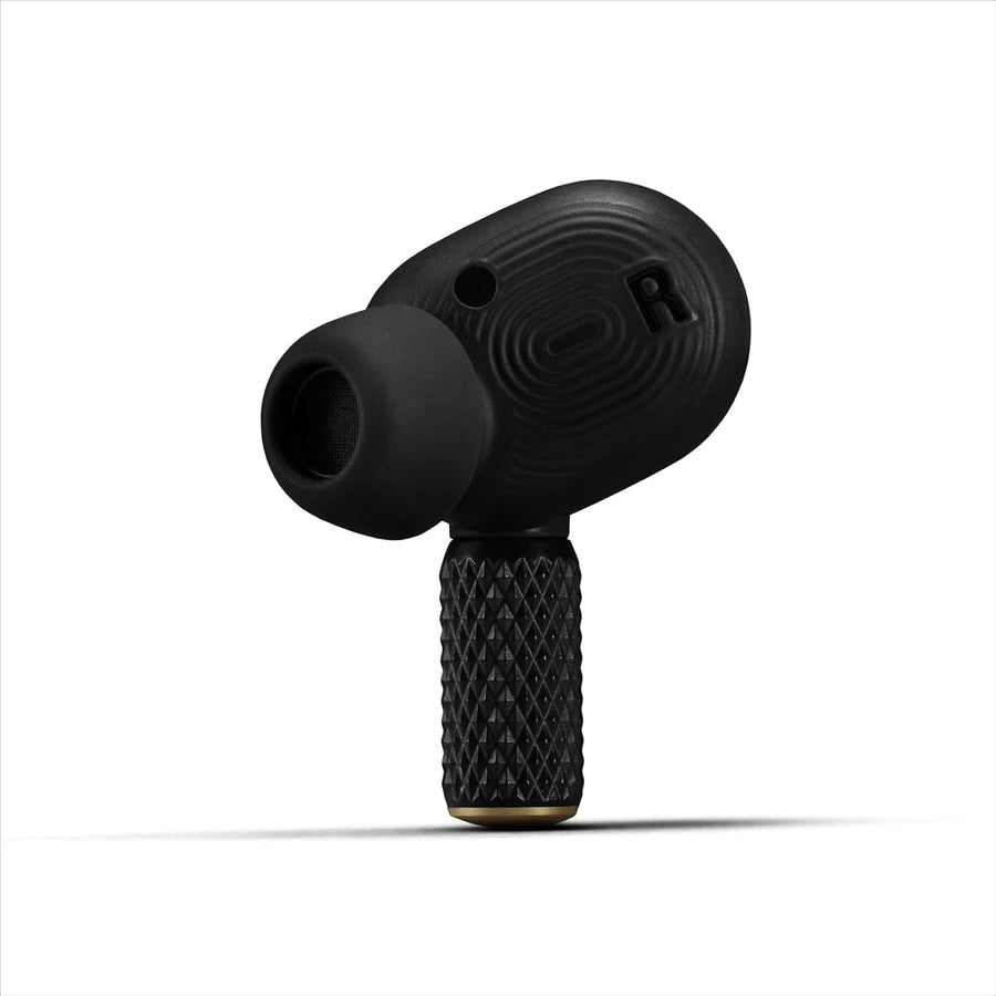 Marshall Motif II ANC True Wireless Noise Cancelling Bluetooth Earbuds, 30 Hours Playtime – Black