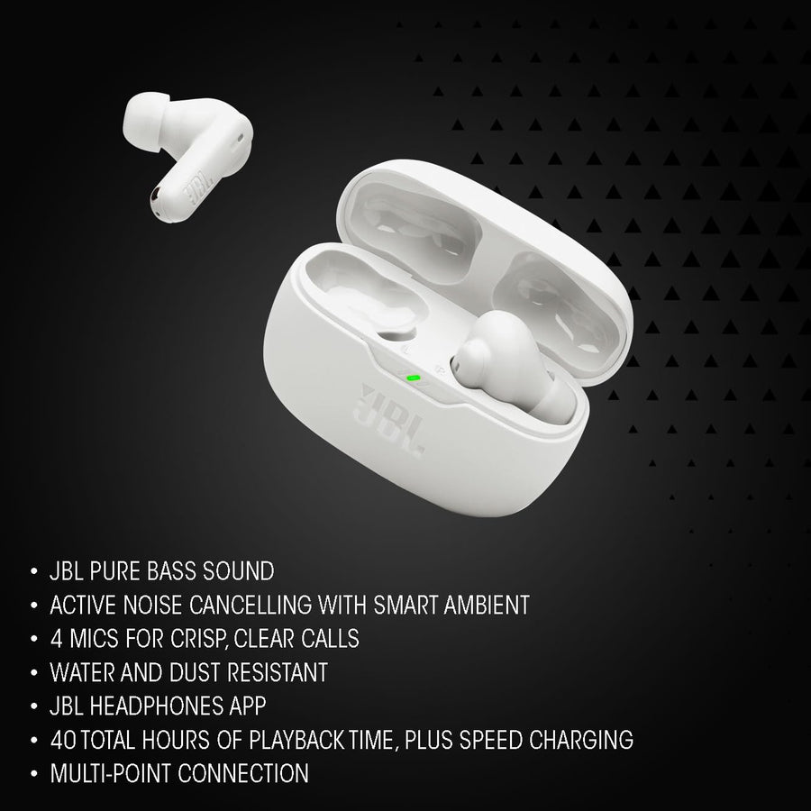 JBL Wave Beam 2 Wireless Bluetooth Earbuds