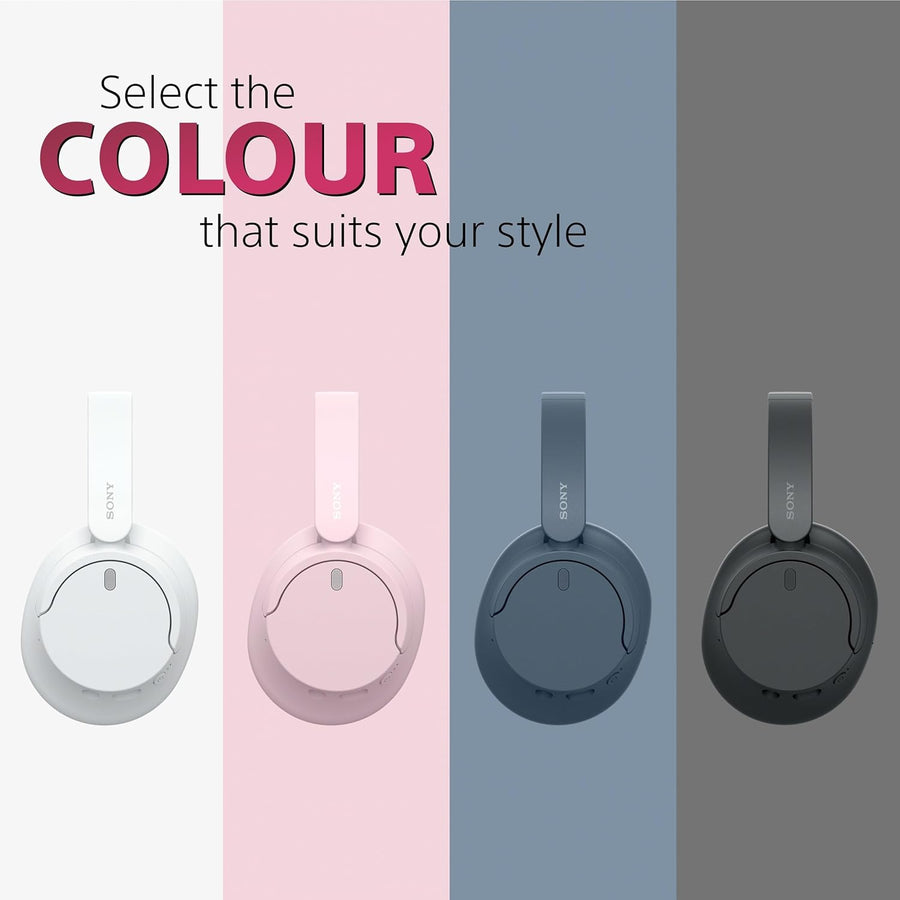 Sony WH-CH720N Noise Cancellation Wireless Bluetooth Over Ear Headphones with Mic, Up to 35Hrs Battery- Pink
